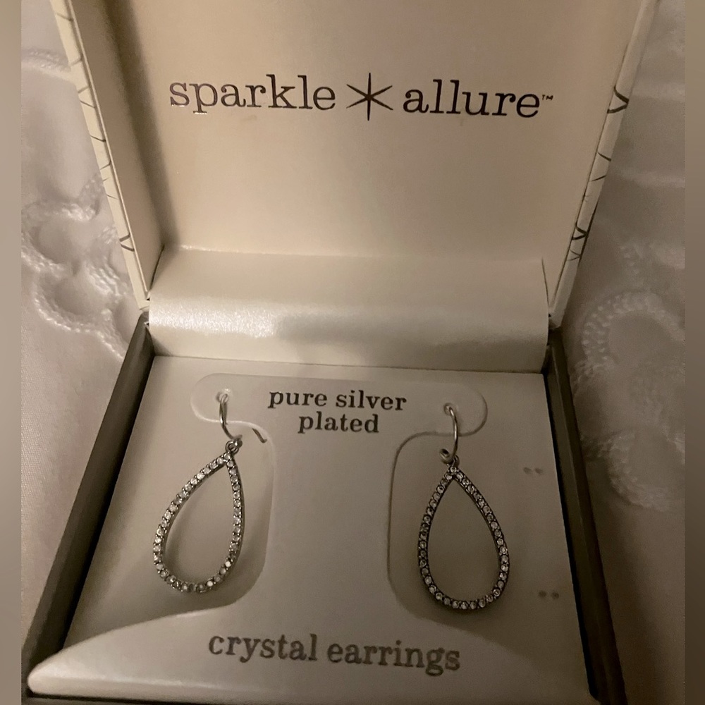 Pure Silver Plated Earrings